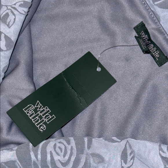 Wild Fable Off-Shoulder grey Mini Dress - Picture 3 of 7